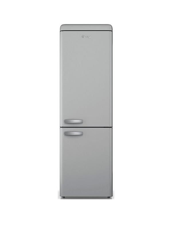 Swan SR11020GRNE Retro Grey Fridge Freezer 304L